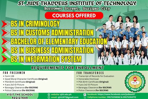 st jude college surigao city courses|About .